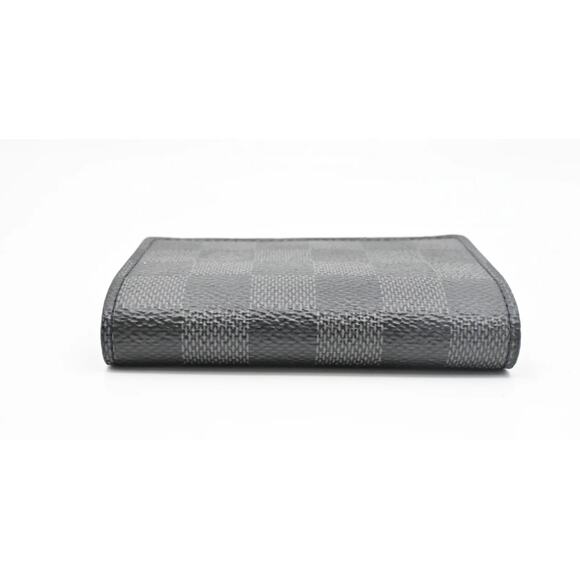 Authentic Louis Vuitton Envelope Business Card Holder in Damier Graphite Canvas - Picture 3 of 11